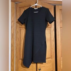 Black professional above knees dress